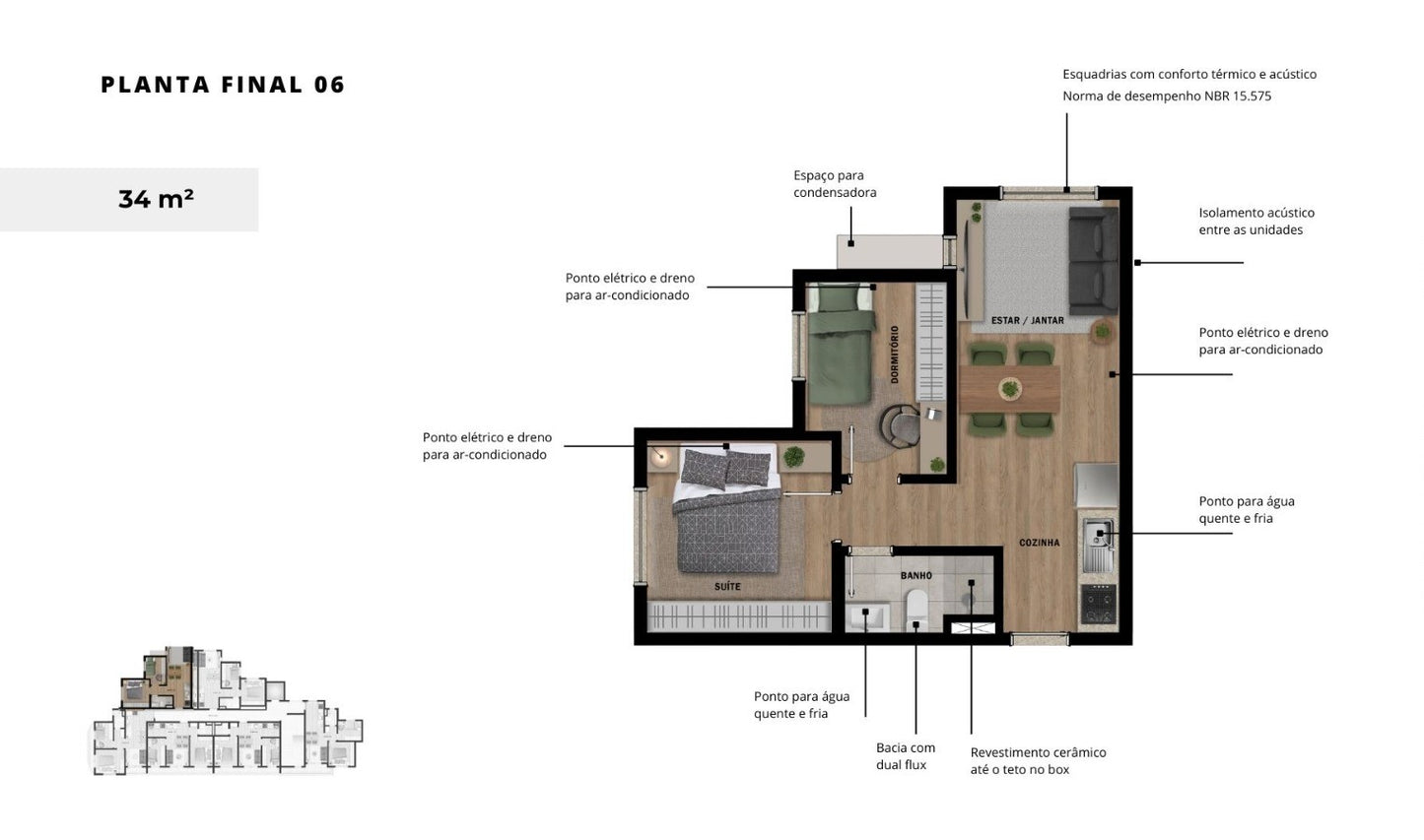 Apartamentos Easy - Vila Izabel / Curitiba