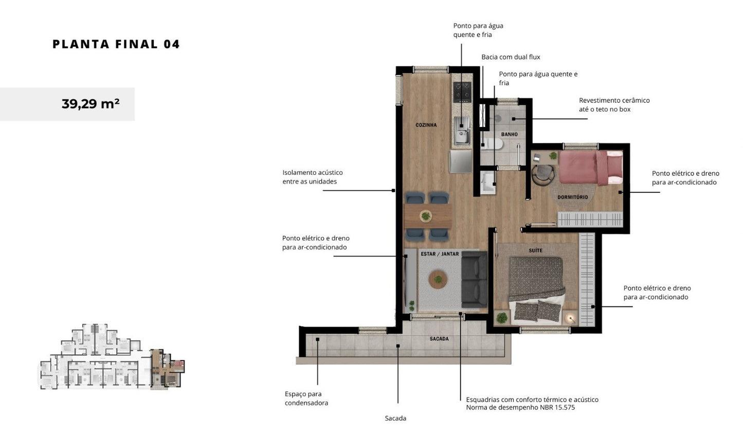 Apartamentos Easy - Vila Izabel / Curitiba
