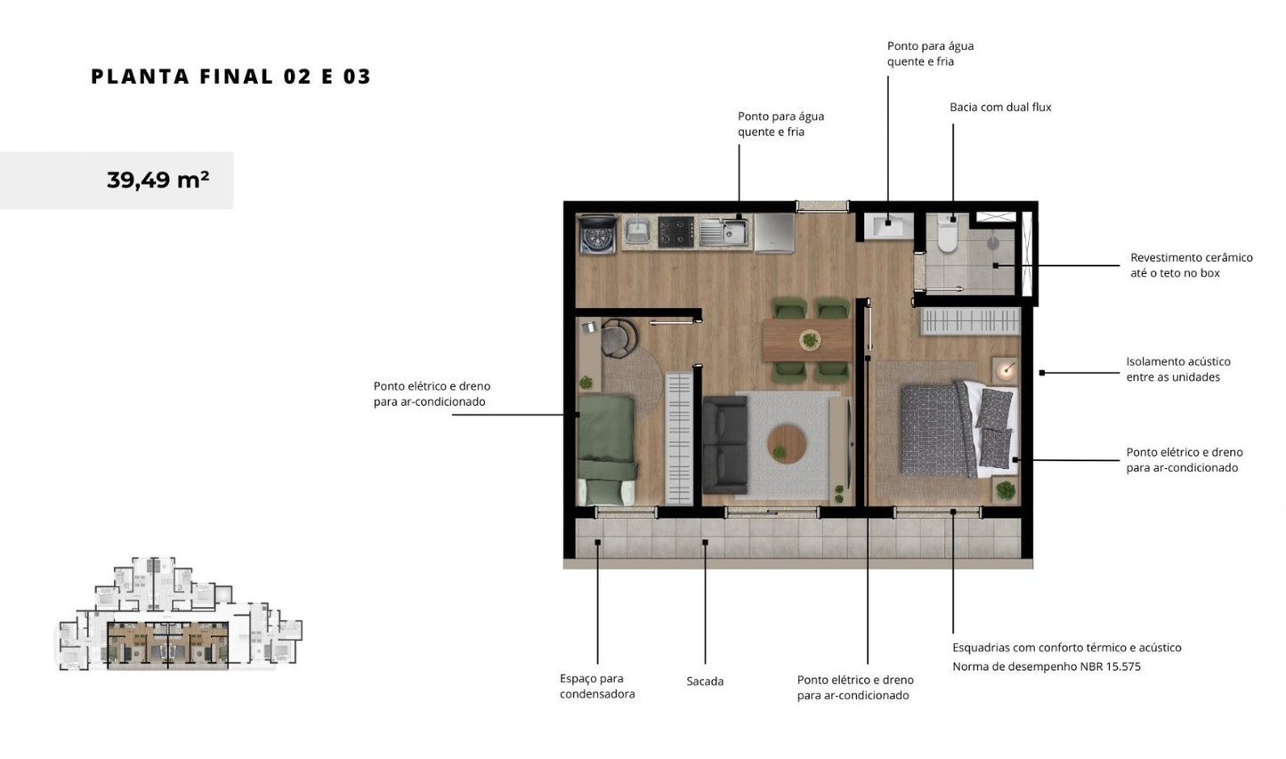 Apartamentos Easy - Vila Izabel / Curitiba