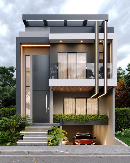 Triplex Contemporâneo com Subsolo – São José dos Pinhais