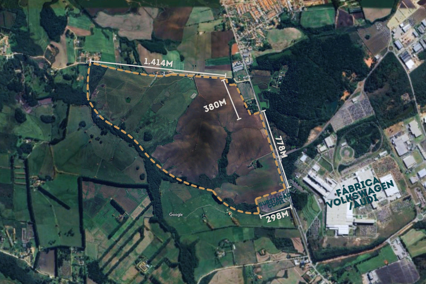 Terreno Industrial/Agrícola 1.046.650m2 - São José dos Pinhais
