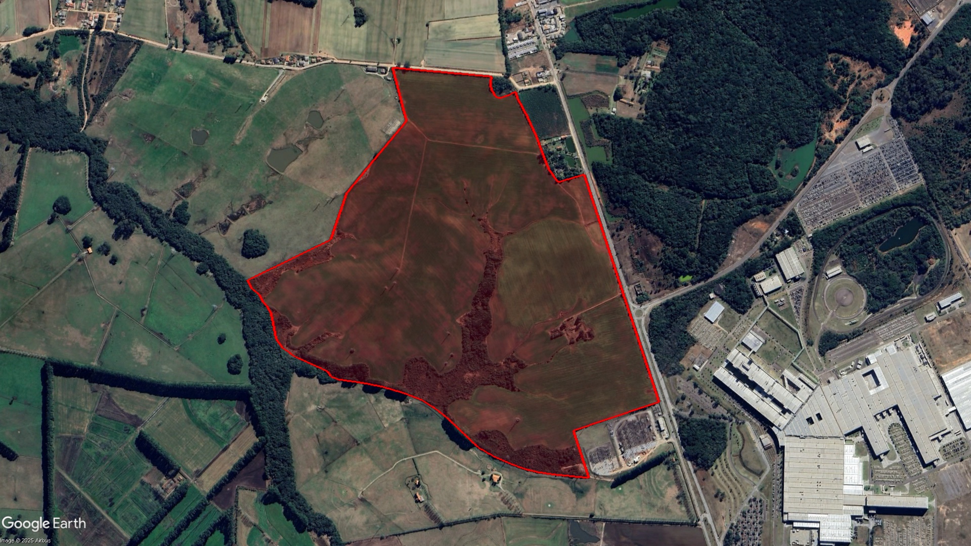 Terreno Industrial/Agrícola à Venda – 100 Hectares – São José dos Pinhais/PR